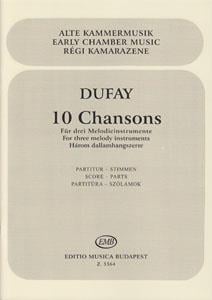 10 Chansons für drei Melodie-Instrumente (Blockf
